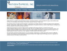 Tablet Screenshot of antigenexpress.com